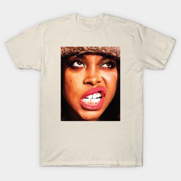 Erykah Badu T-Shirt by small alley co